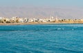 Landscape with panoramic view of Sur, Sultanate of Oman Royalty Free Stock Photo