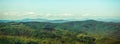 Landscape panoramic view of a Tuscan valley