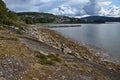 Landscape on Paradisbukta at Steinkjer in Norway Royalty Free Stock Photo