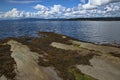 Landscape on Paradisbukta at Steinkjer in Norway Royalty Free Stock Photo