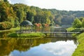 Landscape park in autumn Royalty Free Stock Photo