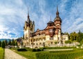 Landscape with Peles castle