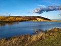 The landscape that a person sees in front of him is usually a reflection of the world that is hiding in his soul. Royalty Free Stock Photo