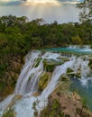 Landscape photo,& x28;EL SALTO-EL MECO& x29; san luis potosi Mexico, beautiful waterfall