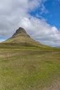 Kirkjufell Iceland - Church Mountain and Waterfall Europe Royalty Free Stock Photo