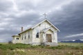 Old country church near Charlo, Montana