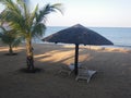 An isolated beach in Malawi