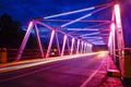 landscape photo of Ranai Natuna city bridge Indonesia Royalty Free Stock Photo