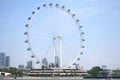 A photo taken on the Singapore Flyer Ferris wheel tourists attraction Royalty Free Stock Photo