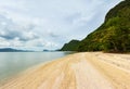 Landscape photo of tranquil island beach