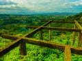 a Landscape photo unfinished buildings di forest