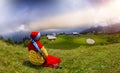 Landscape photo was taken at Badara Plateau, Rize, Turkey Royalty Free Stock Photo