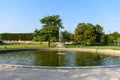 The Bassin du Jardin des Tuileries , in Europe, in France, in ile de France, in Paris, in summer, on a sunny day Royalty Free Stock Photo