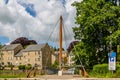 Jenson Button Bridge in Frome, Somerset Royalty Free Stock Photo