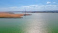 Landscape photography of Techirghiol lake in Romania Royalty Free Stock Photo