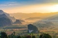 Landscape of Phu Lanka mountain forest park in Phayao province T