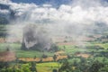 Landscape of Phu Lanka mountain forest park in Phayao province Thailand