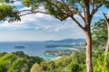 Landscape of Phuket View Point, Karon Beach, Kata Beach, Taken f Royalty Free Stock Photo