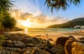 Landscape of Phuket View Point at Nai Harn Beach