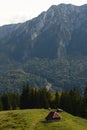 Landscape in Piatra Craiului National Park. Southern Carpathians. Romania Royalty Free Stock Photo