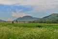 Landscape of Piatra Secuiului, Trascau mountains, Romania` Royalty Free Stock Photo