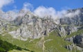 Landscape of Picos Europa in Asturias Spain Royalty Free Stock Photo