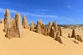 Landscape of the Pinnacle desert limestone formations