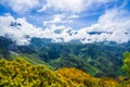 Landscape with Piton des Neiges mountain, La Reunion Island