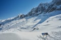 Landscape of Plan de l`aiguille, Chamonix Mont Blanc valley, France Royalty Free Stock Photo