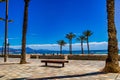 landscape Playa San Juan Alicante beach in spain on a summer day