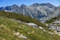 Landscape with Polezhan Peak, Pirin Mountain Royalty Free Stock Photo
