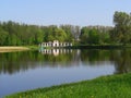 Landscape with a pond in Nesvizh