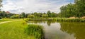 pond in Royal Game Reserve Stromovka, Central Park Prague, Czech republic