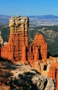 Hoodoo landscape at Ponderosa Canyon view point, Bryce Canyon National Park Royalty Free Stock Photo