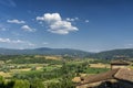 Landscape from Poppi, Tuscany Royalty Free Stock Photo