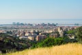 Landscape of the port of Genoa. Royalty Free Stock Photo