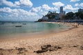 Landscape of Porto da Barra beach. Famous beach in the city of Salvador Bahia Brazil Royalty Free Stock Photo