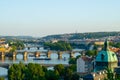 Landscape of Prague, Czech Republic on sunny day