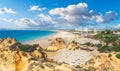 Landscape with Praia dos Tres Irmaos Royalty Free Stock Photo