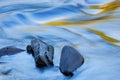 Abstract Presque Isle River Rapids Royalty Free Stock Photo