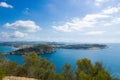 Landscape of Procida from Vivara Royalty Free Stock Photo