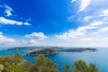 Landscape of Procida from Vivara Royalty Free Stock Photo