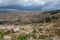 Landscape, Promised Land from Mount Nebo, Jordan Royalty Free Stock Photo