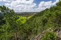 Landscape of the protected landscape area Krivoklatsko, Czechia