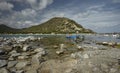 The landscape of Punta Molentis Royalty Free Stock Photo