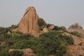A landscape from Purulia, Jaychandi Hills& x28;west Bengal& x29; Royalty Free Stock Photo