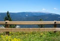 Landscape of the Pyrenees mountains