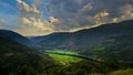 Landscape on the Pyrenees of Spain Royalty Free Stock Photo