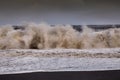 Reynisfjara Black Sand Beach, the rainy atmosphere, Iceland