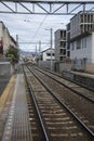 Landscape of the railway station in Kyoto, Japan Royalty Free Stock Photo